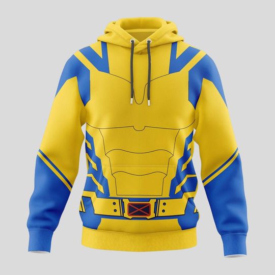 Wolverine Costume Hoodie Superman Cosplay 3D Hooded Sweatshirt