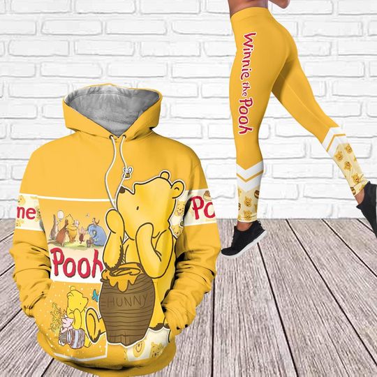 Discover Personalized Winnie The Pooh Hoodie and Legging Set for Women