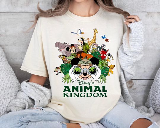 Discover Disney's Animal Kingdom Shirt, Mickey Minnie Safari Sweatshirt, Disney Family Trip Tee, Vacay Mode T-Shirt, Disney Safari Trip Tee
