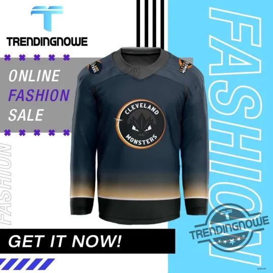 Discover Personalized Name - Number Cleveland Monsters Eclipse Hockey Shirt All Printed