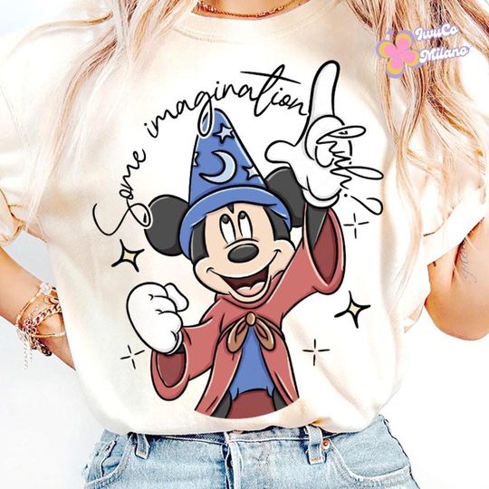 Discover Some Imagination Huh Mickey Disney Fantasia Shirt, Fantasia Sorcerer Mickey Wizard Disney Girl Trip, Walt Disney World Disneyland Fantasmic