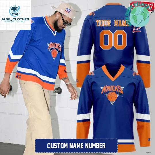 Discover Personalized New York Knicks Special Edition Hockey Shirt Unisex Fit Gift