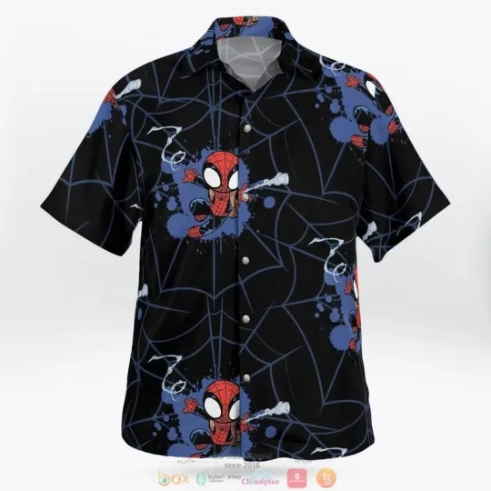 Spider Man Comic Art Hawaiian Shirt For Men