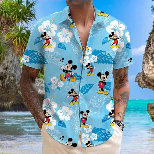 Discover Disney Parks Aloha Summer Hawaiian Shirt