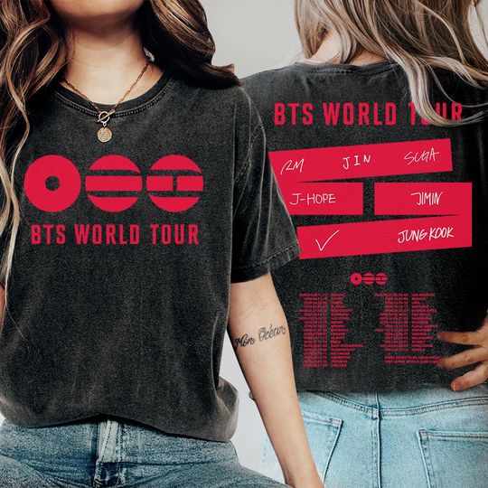 Discover Comfort Colors BTS World Tour 2026 Shirt, Kpop BTS Comeback Tour 2026 Merch