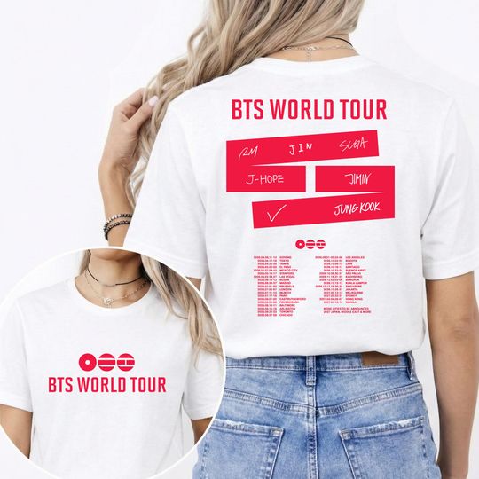 Discover World Tour 2026 B.T.S Shirt, Concert Fan Gift