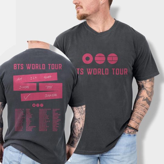 Discover BTS World Tour 2026 Shirt | K-Pop BTS T Shirt | ARMY Concert Tee | Unisex Graphic Shirt
