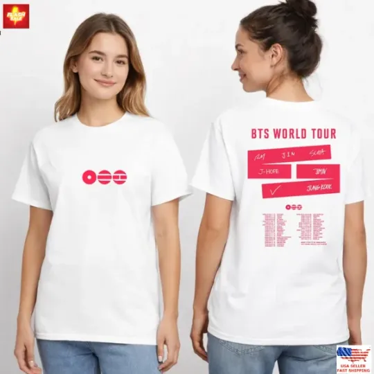 Discover New Arrival BTS World Tour 2026 T-Shirt - Concert Merch for Fans