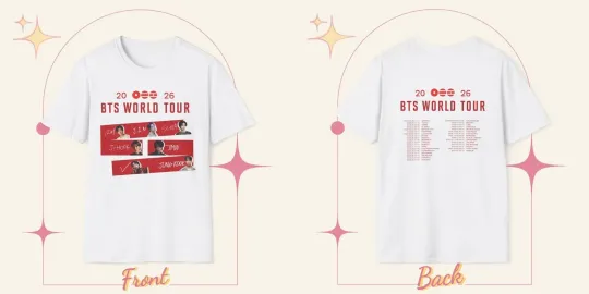 2026 World Tour BTS Unisex T-Shirt