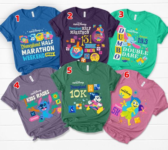 Discover Run Disney Disneyland Half Marathon Weekend 2026 Shirt, Every Mile Is Magic Run Disney, Mickey Fantasia Stitch Runner 5K 10K Tank top