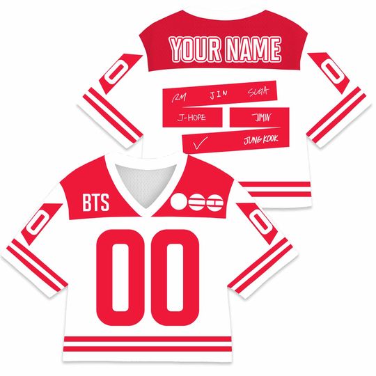 Discover Custom Kpop Idol Tour Crop Top Football Jersey, Custom Football Jersey For Teen Girl Women Football Kpop Fan, World Tour 2026 Jersey