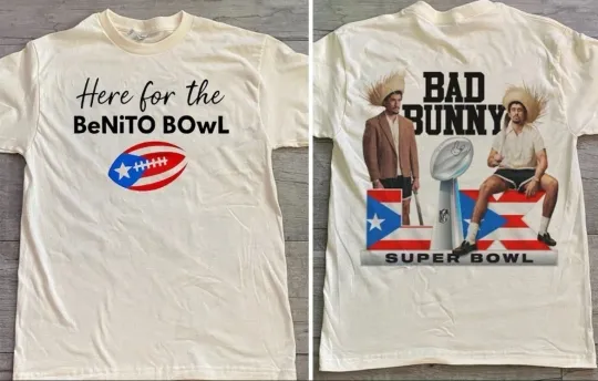 Discover Here for the Benito Bowl T Shirt, Bad Bunny Halftime Show 2026 Shirt