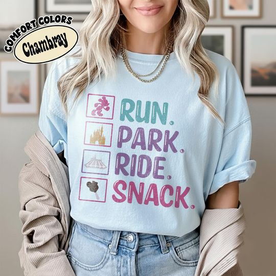 Discover Run, Park, Ride, Snacks, RunDisney 2026 Half Marathon Shirt, RunDisney Marathon Weekend Tee, Disney Runner Shirt, Disneyland Trip Sweatshirt