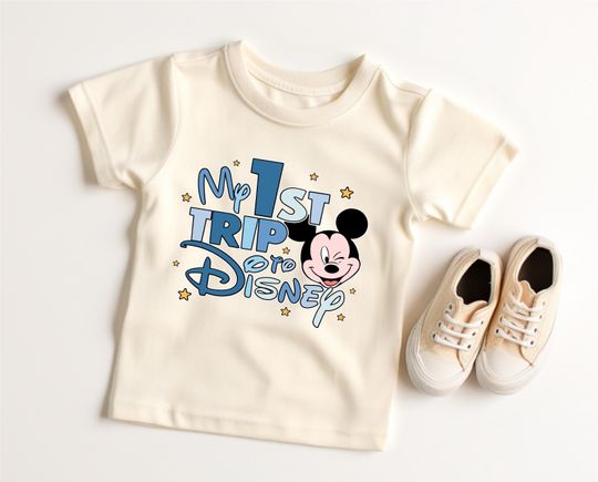 Discover My First Disney Trip Shirt, Mickey Disneyland 2025 Shirt, Disneyland Kids Shirt, Disney Family Trip Shirt, Mickey Disney Vacation Shirt
