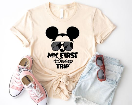 My First Disney Trip Shirt, Mickey Disney Trip Shirt, Disneyland Shirt, Disney Family Trip Shirt