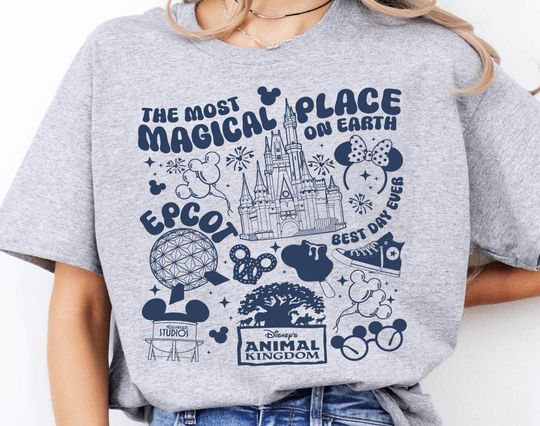 Discover The Most Magical Place On Earth Epcot Disney Shirt, Disney Family Trip Tee