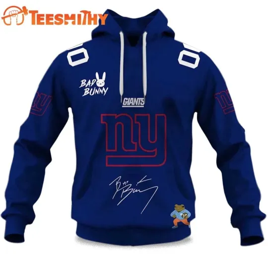Discover Personalized Giants football Bad B Super Bowl LX 2025 2026 Hoodie