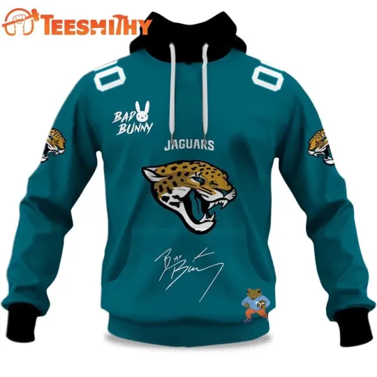 Discover Personalized Jaguars football Bad B Super Bowl LX 2025 2026 Hoodie