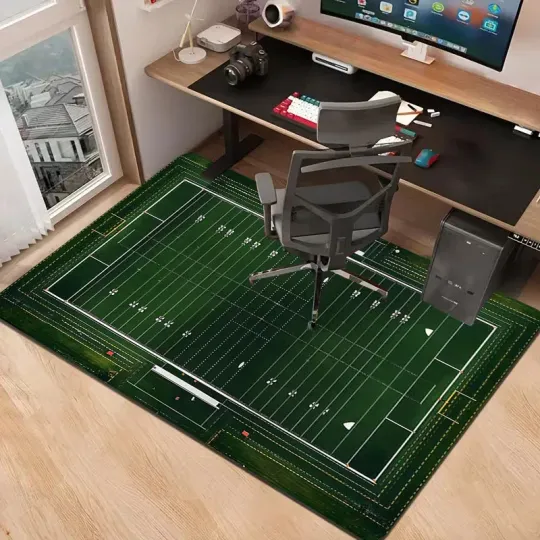 Discover American Football Rug, Sport Decor, Living Room Rug, US Decor