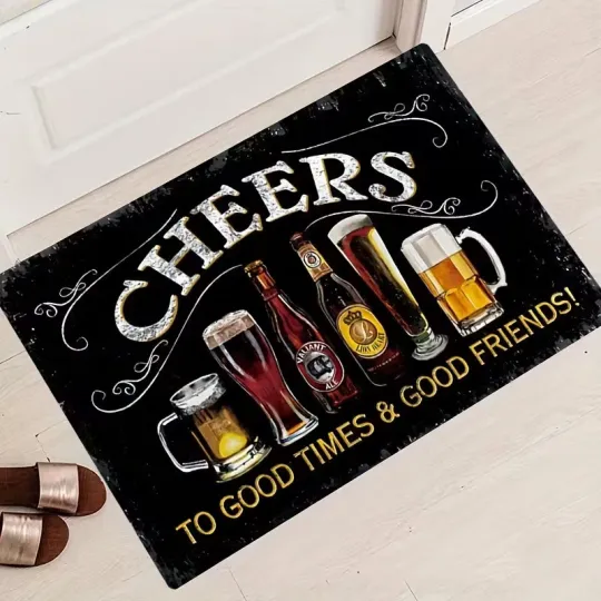 Discover Cheers to Good Times & Friends Rug for Home Decor