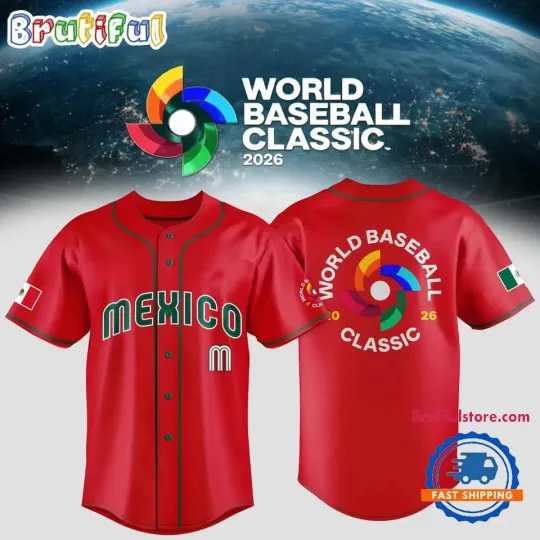 Discover Team Mexico 2026 World Baseball Classic Special Edition Red Jsy Shirt