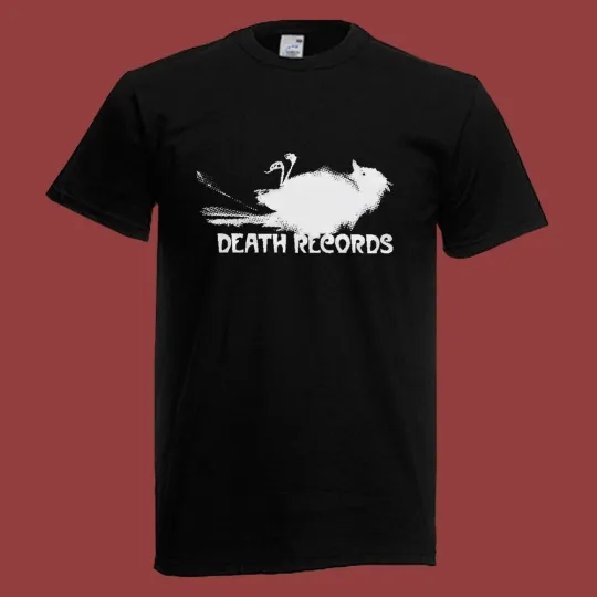 Discover Death Records Men's Black T-Shirt