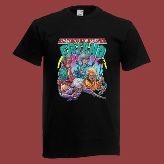 Discover Stay Golden Thank You for Being a Friend Men's Black T-Shirt