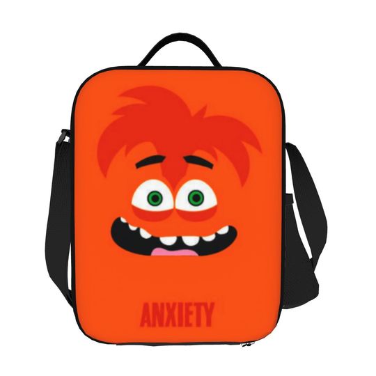 Discover Custom Inside Out Anxiety Lunch Box for Women Multifunction Thermal Cooler Food Insulated Lunch Bag School Children Student