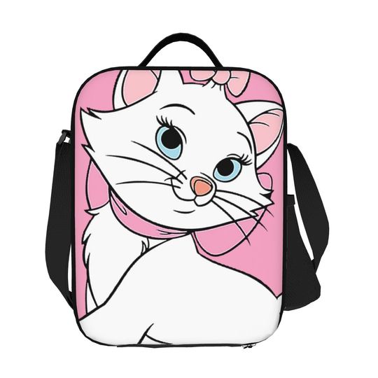 Discover Custom Marie Cat The Aristocats Lunch Bag Women Warm Cooler Insulated Lunch Boxes for Kids School Children