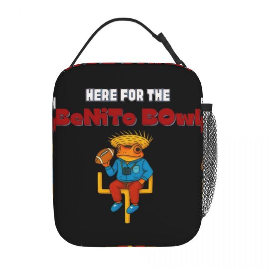 Discover Insulated Lunch Bag Benito Bowl Puerto Rican Bads Bunnys Halftime Show 2026 Product Food Box Thermal Cooler Bento Box For Office