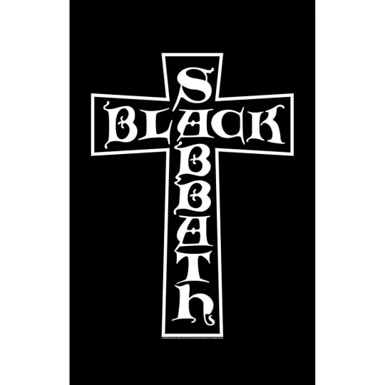 Black Sabbath Cross Poster - Premium Matte Vertical Wall Art Banner for Heavy