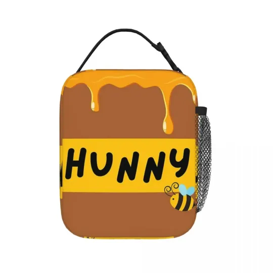 Discover Winnie The Pooh Hunny Pot Lunch Bags Insulated Lunch Tote Waterproof Thermal Bag Leakproof Picnic Bags for Woman Work Kids