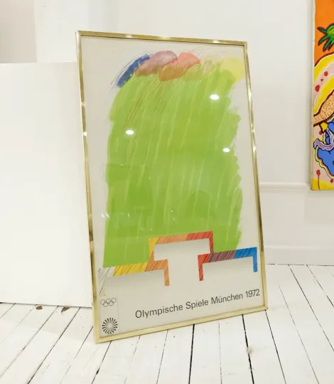 Discover Richard Smith 1972 Olympic Poster Munich Vertical