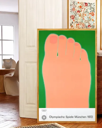 Discover Tom Wesselmann 1972 Olympic Poster Munich Premium Matte Vertical Poster