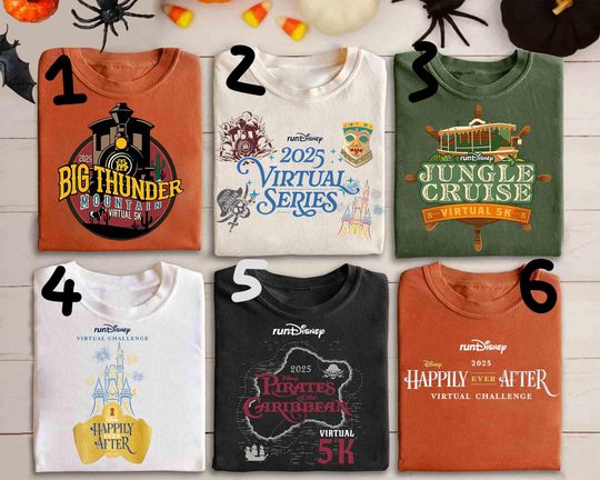 runDisney Virtual Series 2026 Shirt, Every Mile Is Magic Tee, Run Disney Disneyland Runner 5K Pirates Caribbean, Jungle Cruise, Big Thunder