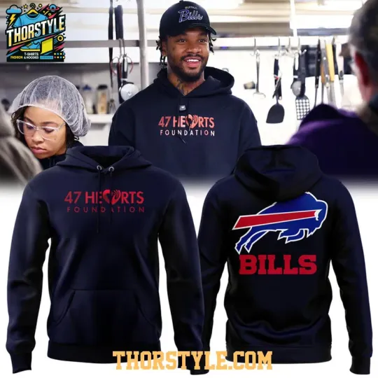 Discover Buf.falo Christian Benford 47 Hearts Foundation 2025 Hoodie T-Shirt