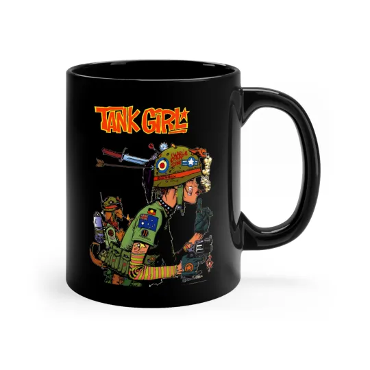 Discover Apocalypse Now Tank Girl Charlie Don't Surf Black Mug