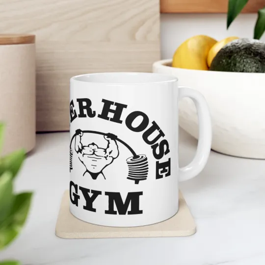 Discover Powerhouse Gym 11oz Coffee Tea White Mug