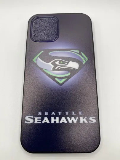 Seattle Seahawks iPhone 12 Pro Case football Protective Cover Super Logo Design