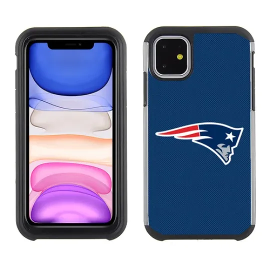 football New England Patriots Textured Case for iPhone 11 & XR (6.1")