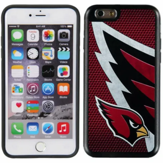 Discover iPhone 6 iPhone 6s football Arizonna Cardinals Shockproof Hard Snap Case Red/White