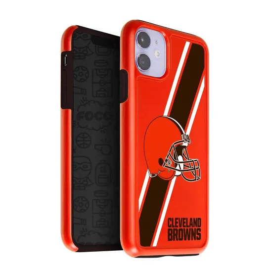 football Cleveland Browns Hybrid Case for iPhone 11 & XR (6.1")