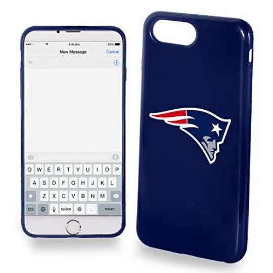 football New England Patriots Soft Case for iPhone 8 + & 7 + (5.5")