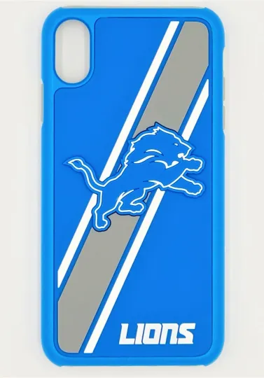 football Detroit Lions Dual Hybrid Case for iPhone XR (6.1")