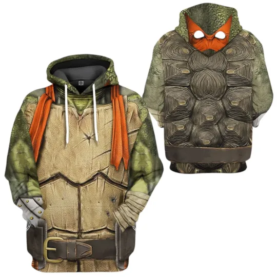 Michelangelo TMNT 3D Hoodie
