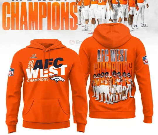 Discover Denv3r A.F.C West Title Celebration Hoodie