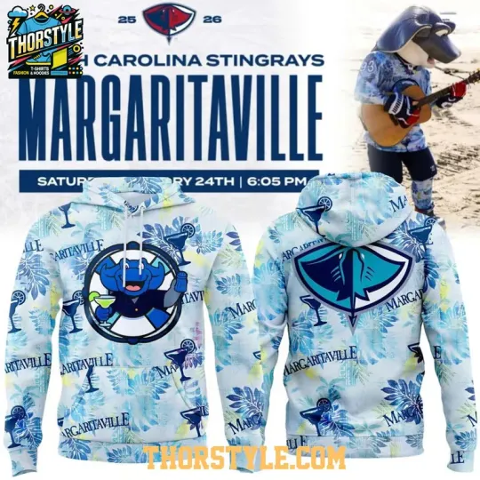 Discover South Carolina Stingrays 2026 Margaritaville Vibe Night Hoodie Shirts