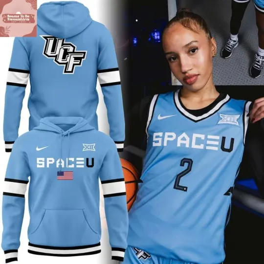 Discover U.C.F Knights Basketball Canaveral Blue 2026 Space Games Hoodie T-Shirt
