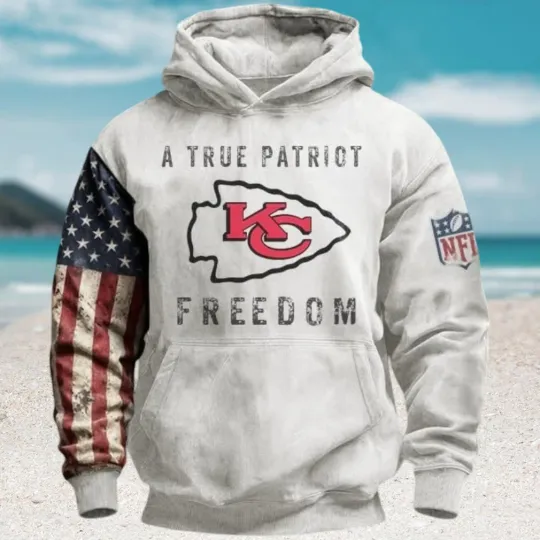 Discover Kansas City A True Patriot Freedom 3D Hoodie –  Fan Apparel