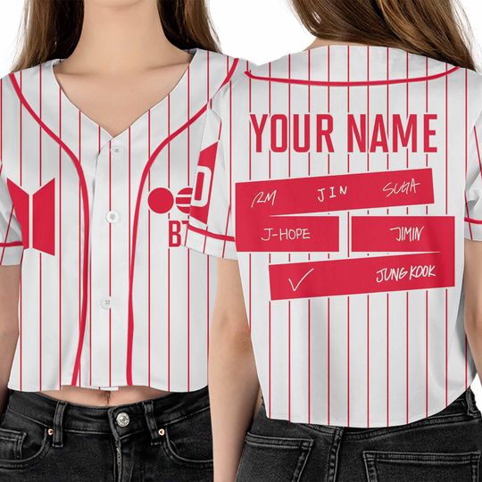 Discover Custom Tour Kpop Idol Baseball Jersey, Custom Baseball Jersey For Teen Girl Women Baseball Kpop Fan, World Tour 2026 Jersey